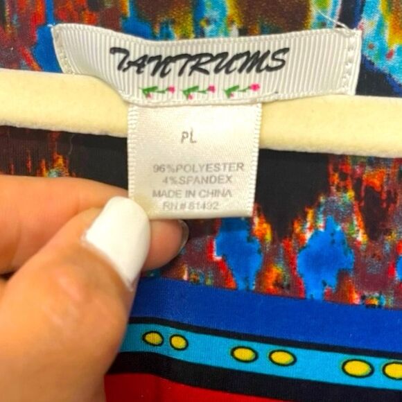 Tantrums Navajo Full Color Super Stretch Maxi Dress-Size PL - Picture 9 of 9